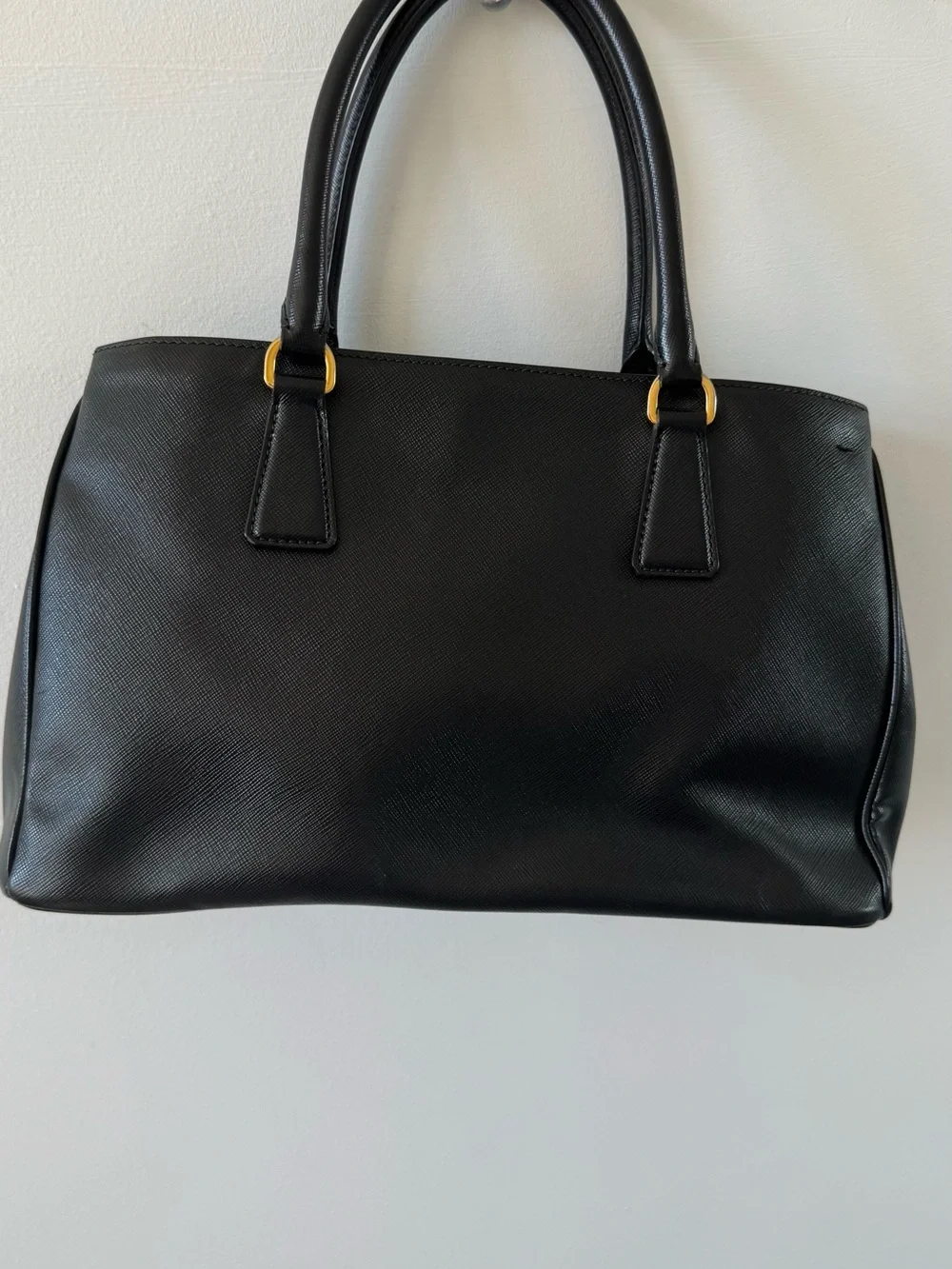 Prada structured satchel